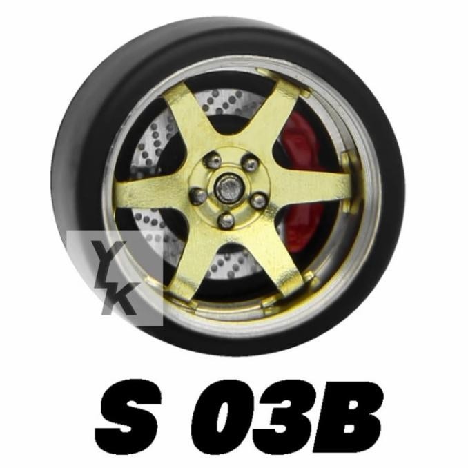 Ban Karet Hotwheels Premium Alloy Carlomo S03 Tokonisaya