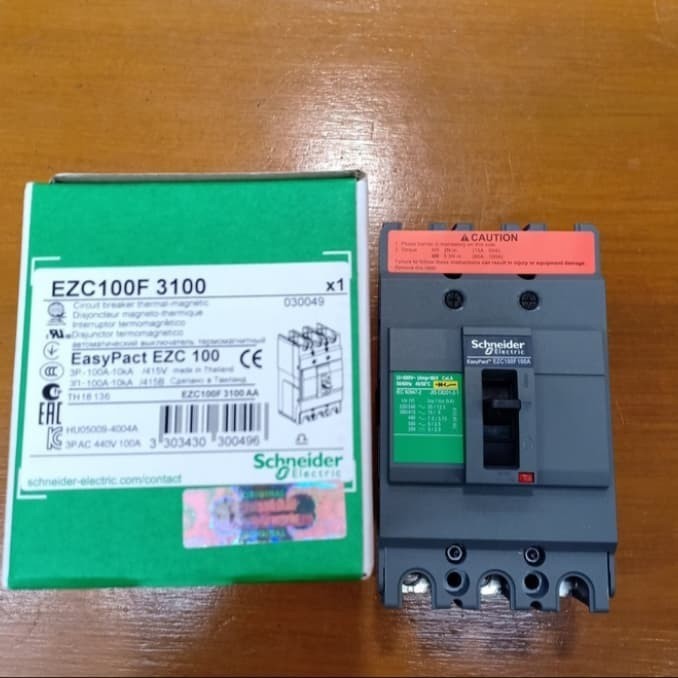 Mccb / Nfb Schneider 10Ka 3P 100A Ezc100F3100