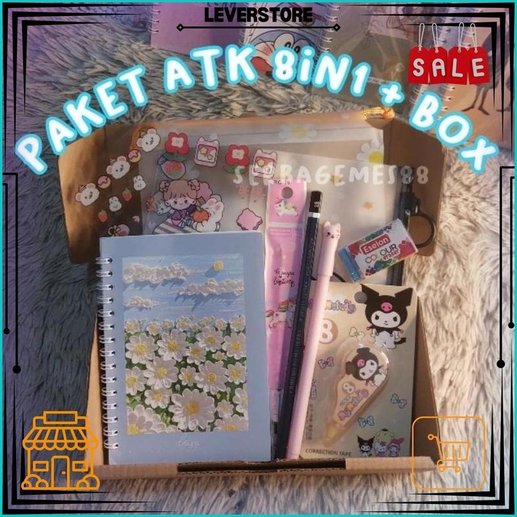 

Serbagemes88 - (Cod) Set Alat Tulis 8 In 1 Lengkap Karakter / Stationery Set / Alat Tulis Set / Paket Atk Aesthetic / Alat Sekolah Buku Dan Pulpen / Peralatan Tulis Dan Perlengkapan Sekolah Sale