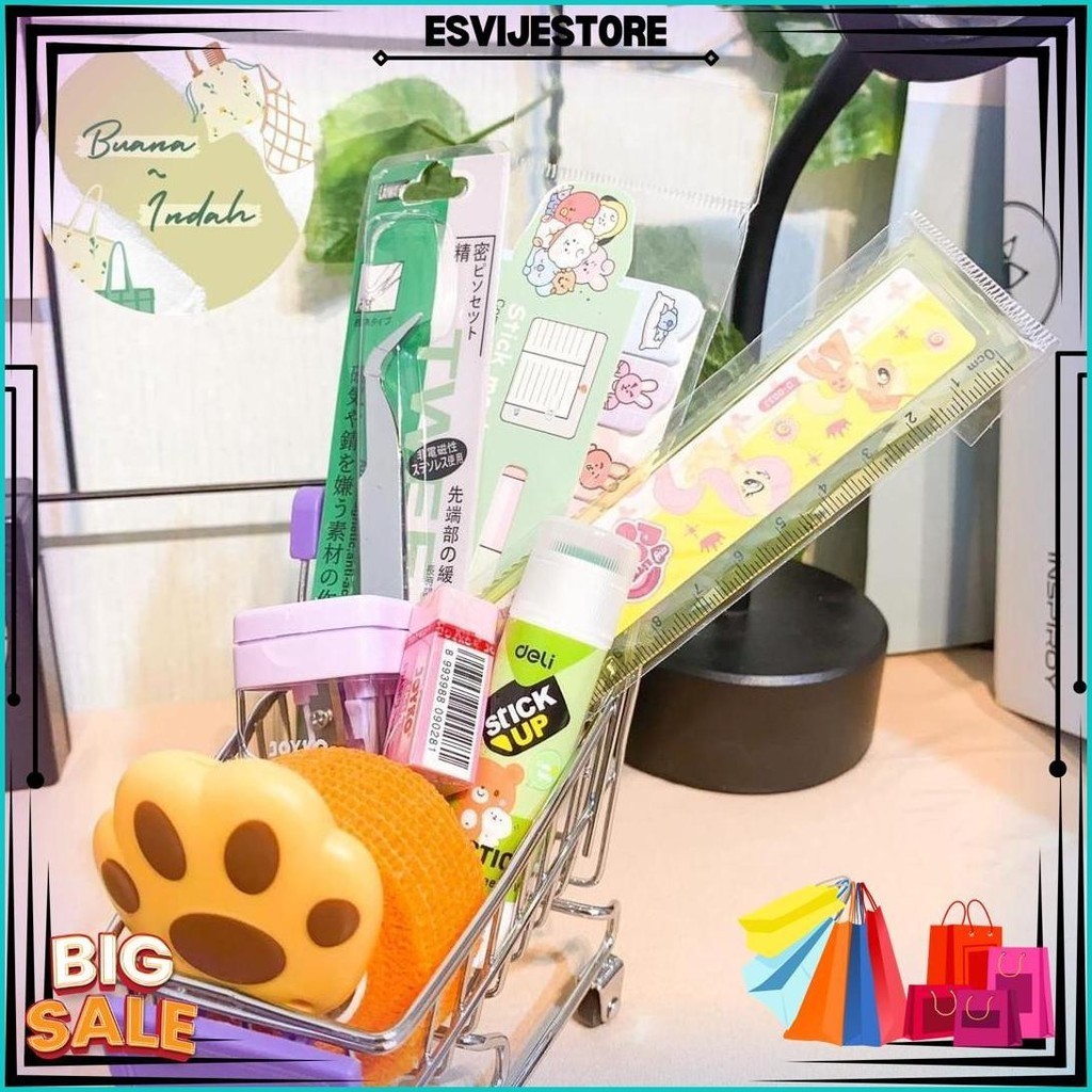 

Pouch Set Alat Tulis Sticker Pensil Gantungan Kunci Pulpen Pena Pensil Penggaris Sekolah Sticky Notes Penjepit Sticker Cutter Mini Finger Protector Sale