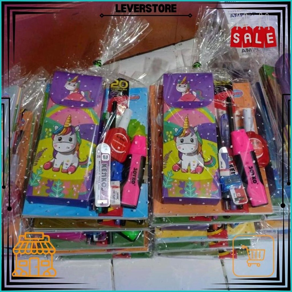 

Paket Alat Tulis Sekolah Lengkap 1 ( Tempat Pensil Rakit ) / Souvenir Ulang Tahun Promo