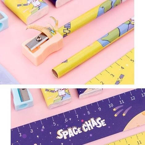 

Cod 1 Set Paket Alat Tulis Isi 5 Macam / Alat Tulis Set 5 In 1 / Stationery Set Fs Sale