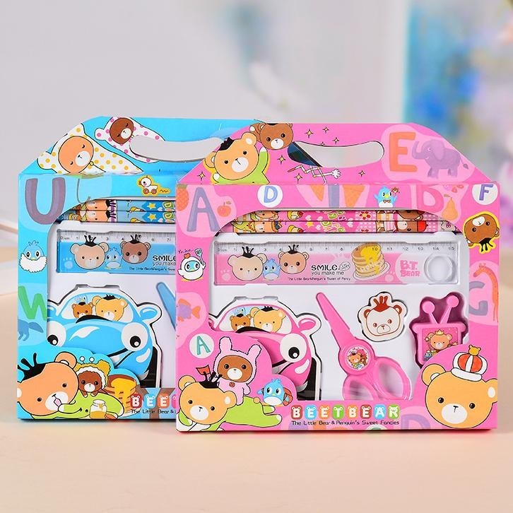 

Paket Alat Tulis Set 7In1Stationery Set Study Set Anak Karakter Set Alat Tulis Anak Tk Gratis Ongkir