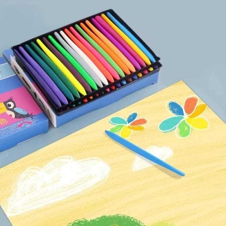 

Crayon Set Viral Anak Anti Air | Anti Patah Isi 12-36 Pcs Cod