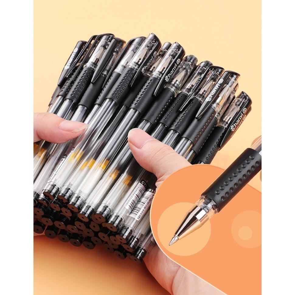 

Paket 1 Lusin Isi 12 Pcs Pulpen Gel 0.5 Mm Bisa Diisi Ulang Balpoint Tinta Gel Murah Import Best Seller