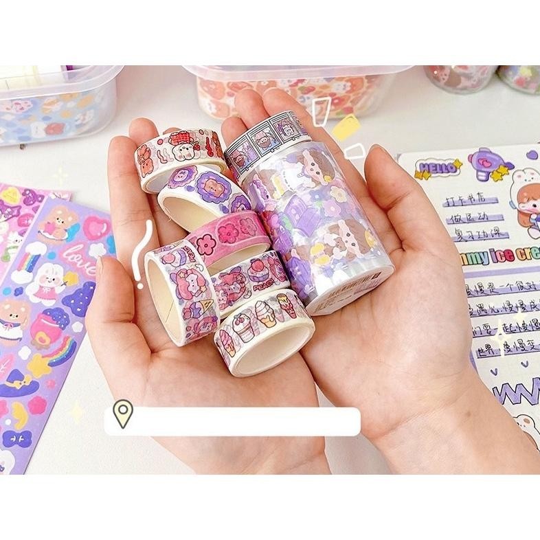 

Stiker Set Isi 37Pc - 66Pc Motif Kartun Korea Lucu Kalung Custom Sticker Korea Anti Air Dekorasi Handbook Scrapbook Diy Waterproof [1Kg 6Pc] Little Kuma Lkm383 / Lkm384 / Lkm385 / Lkm386 / Lkm387 Gratis Ongkir