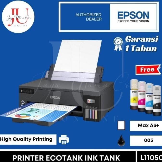 Printer Epson L11050 Pengganti L1300 / Ecotank L11050 Ink Tank Printer Kualitas Premium