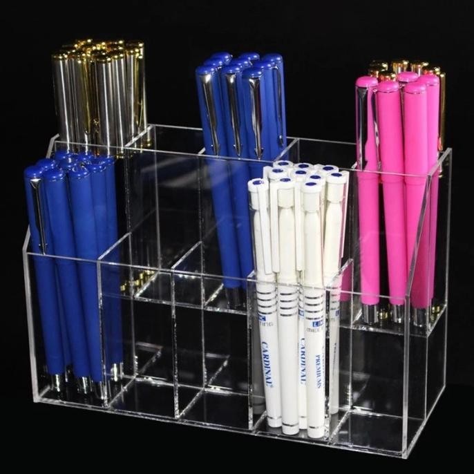 

Acrylic Tempat Pensil 2 Susun Bening
