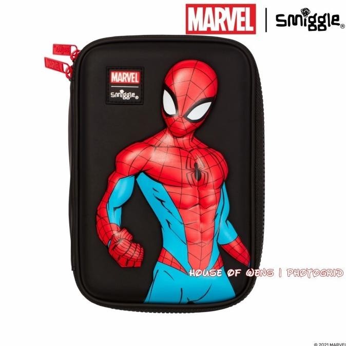 

Smiggle Marvel Hardtop Pencil Case - Tempat Pensil Smiggle Original