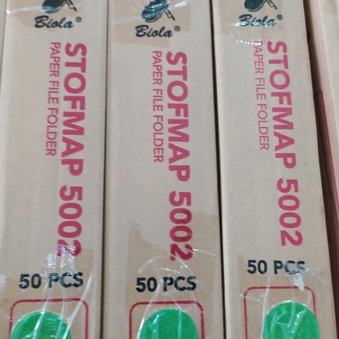 

Stop Map/Map Kertas Hijau Biola 5002 1 Dus Murah Premium