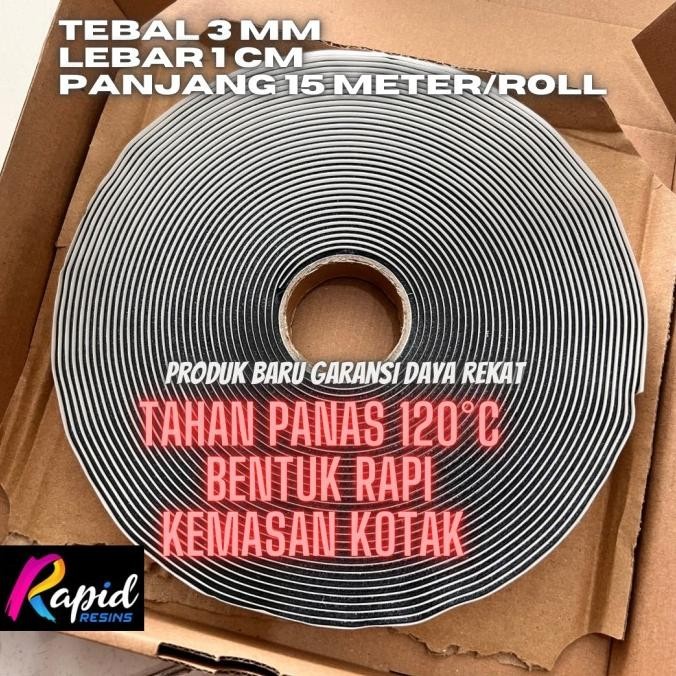 Butyl Rubber Gum Sealant Tape Vacuum Sealant Lem Dodol Mika Lampu