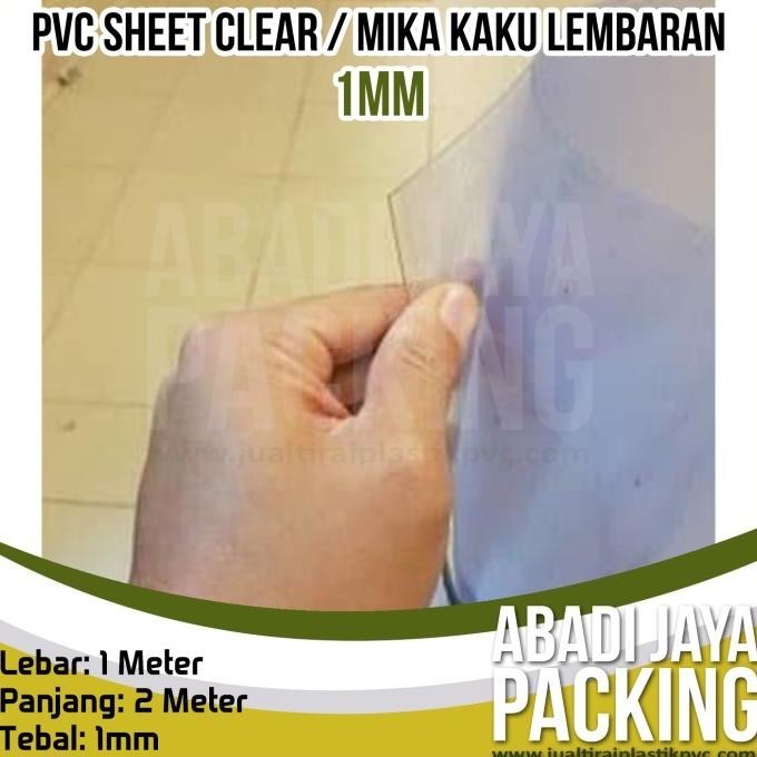 Pvc Sheet Clear (Mika Kaku Lembaran 1Mm