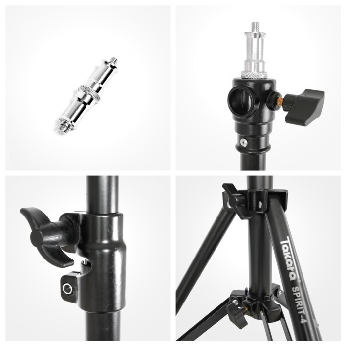 Light Stand Takara Spirit-4 Heavy Duty Air Cushion Lightstand Studio