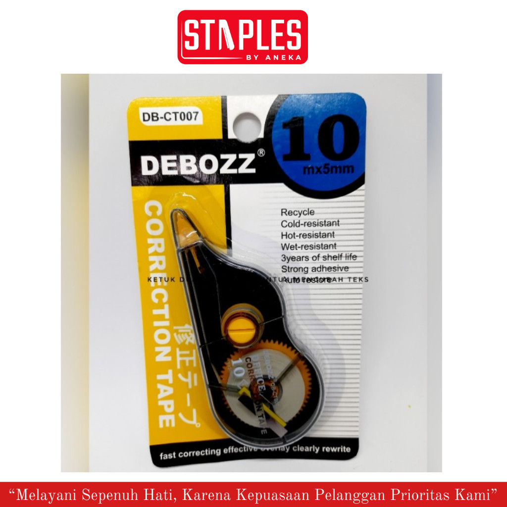 

Tip-ex Kertas / Correction Tape Debozz / tip-ex tarik