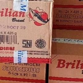 Sarden Brilian 425Gram 1Dus Isi 24Kaleng Ter