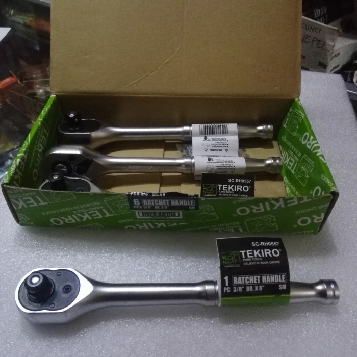 Stang Kunci Sok Ratchet 3/8" Tekiro - Handle / Gagang Sok