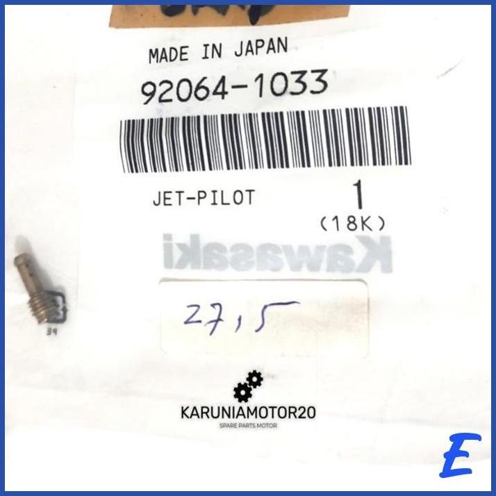 | KRN | PILOT JET 27.5 NINJA RR F1ZR/SATRIA 2T ORIGINAL KAWASAKI 92064-1173