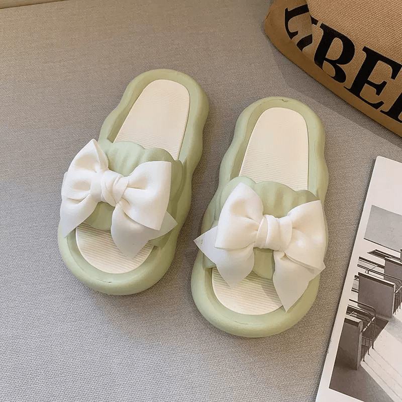 Sandal Karet Wanita // Sharkwin Sandal Wanita Jelly Pita Lucu Awan Cloud Sendal Pita Slip On Elastic