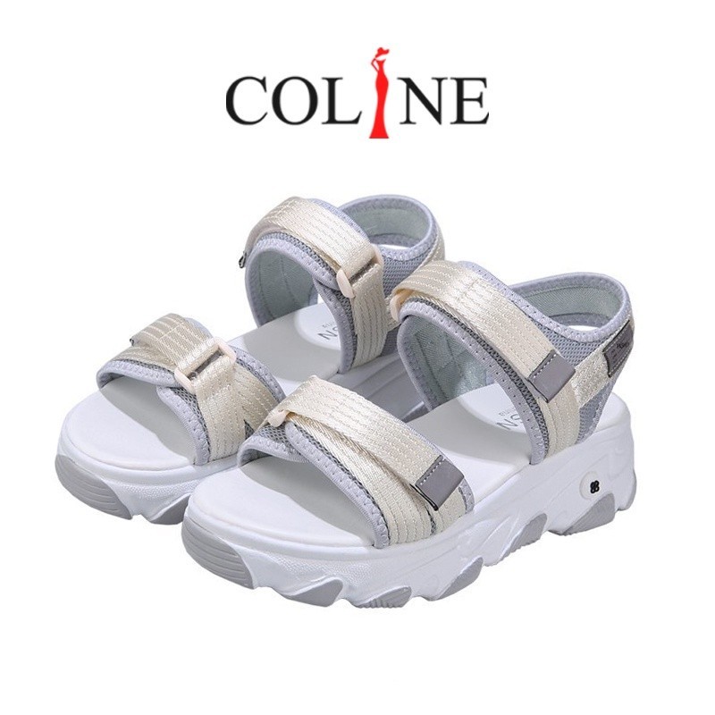 Sandal Slop Wanita // COLINE Kayura Wedges Sandals Sepatu Wanita C1023