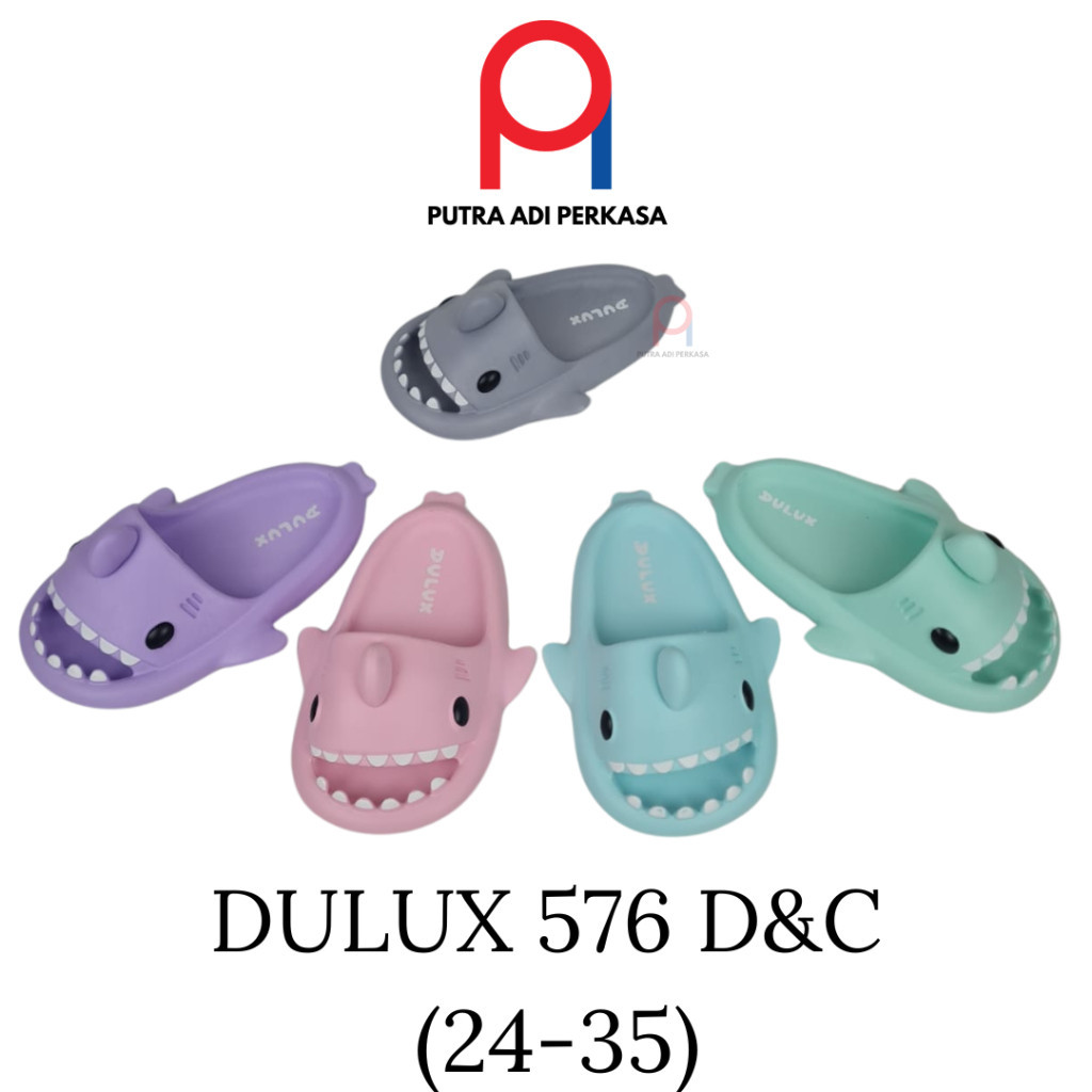 Sandal Hiu // Sendal Selop Anak Hiu Lucu Trendy Sandal Ikan Baby Shark Indoor Outdoor Sandal Hiu