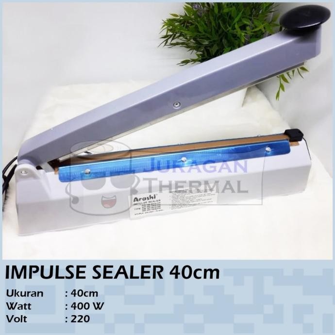 [Promo] Mesin Sealer Plastik 40 Cm | Mesin Press | Impulse Sealer Arashi 40 Cm