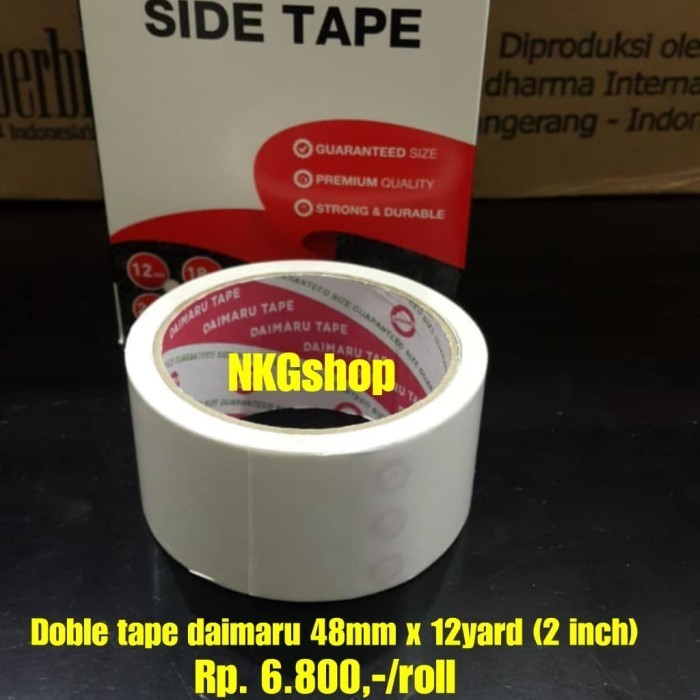 

Doble Tape Daimaru 48Mm X 12Yard (2 Inch) Min 1Dus = 60Roll