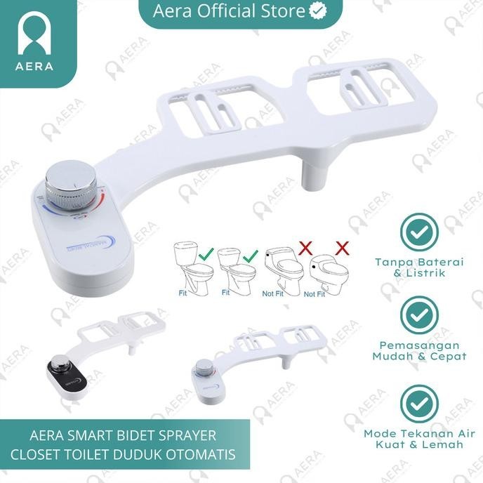 AERA Bidet Shower Sprayer Closet Toilet Duduk Otomatis | Bidet Sprayer