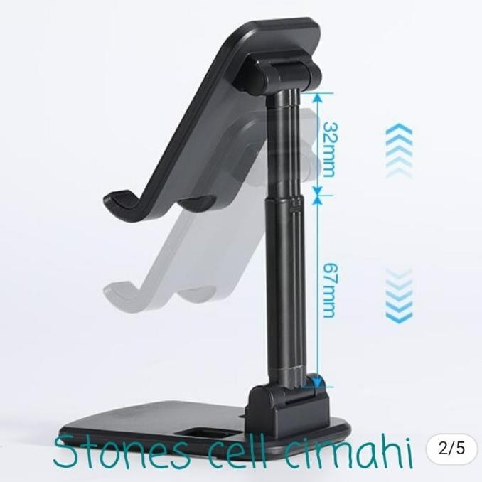 Robot Rt-Us06 Foldable Phone Holder Hp Di Meja Desktop Table Rt Us06 -