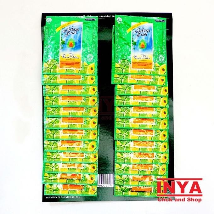 

Adem Sari Panas Dalam 24x7gr PACK - Minuman Serbuk Herbal