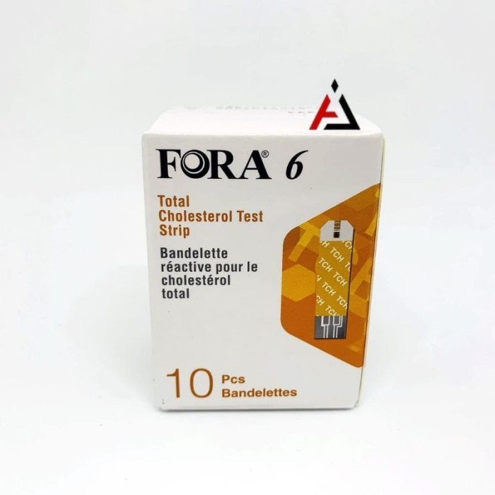 Strip Kolestrol Fora 6 Plus isi 10 Pcs / Strip Cholestrol Fora 6 Plus