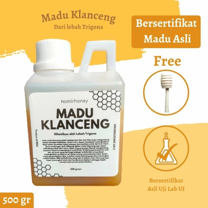 

Ready Madu Trigona Klanceng 100% Asli Murni 500 gr Gram lanceng hutan honey