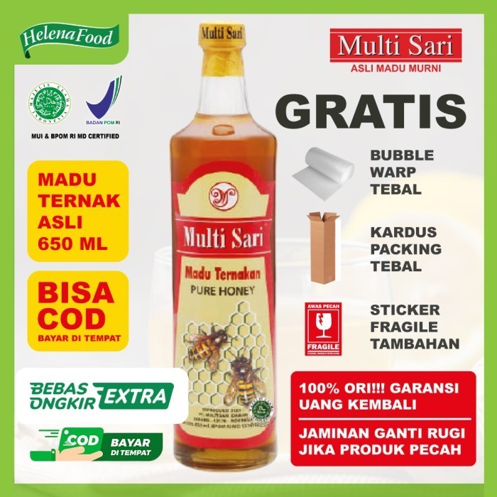 

Ready Madu Murni Asli Multisari Reguler 650 ml