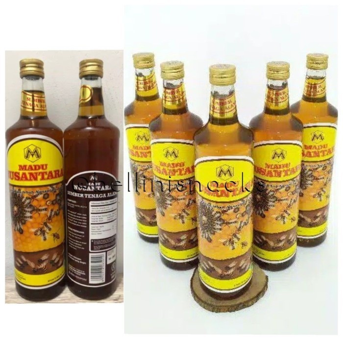 

Ready madu nusantara SUPER 650ml - madu Nusantara botol - Beepollen + RJ