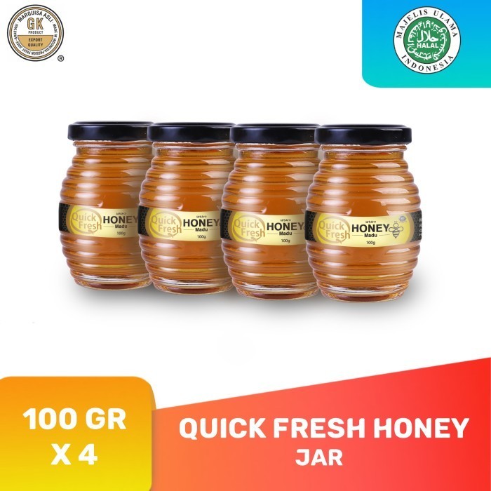 

Ready Madu Asli / Honey Quick Fresh 4 x 100 gr