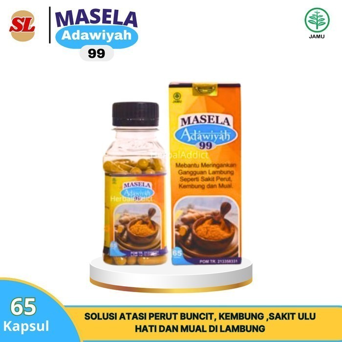 

Ready Masela Adawiyah 99 - Extra Kunyit India Herbal Spesialis lambung