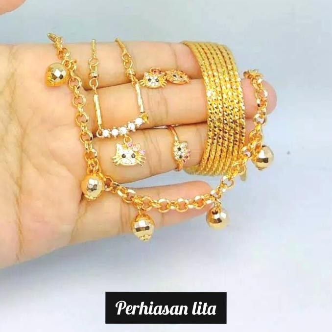 xuping anak 1 set lapis emas 18k Xuping Premium