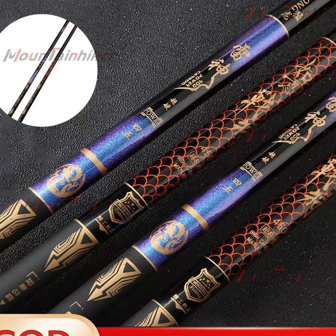 Joran Tegek Kaku Ringan 450 360 270 Action Hard Gagang Pancing Joran Pancing Portabel Serat Karbon T