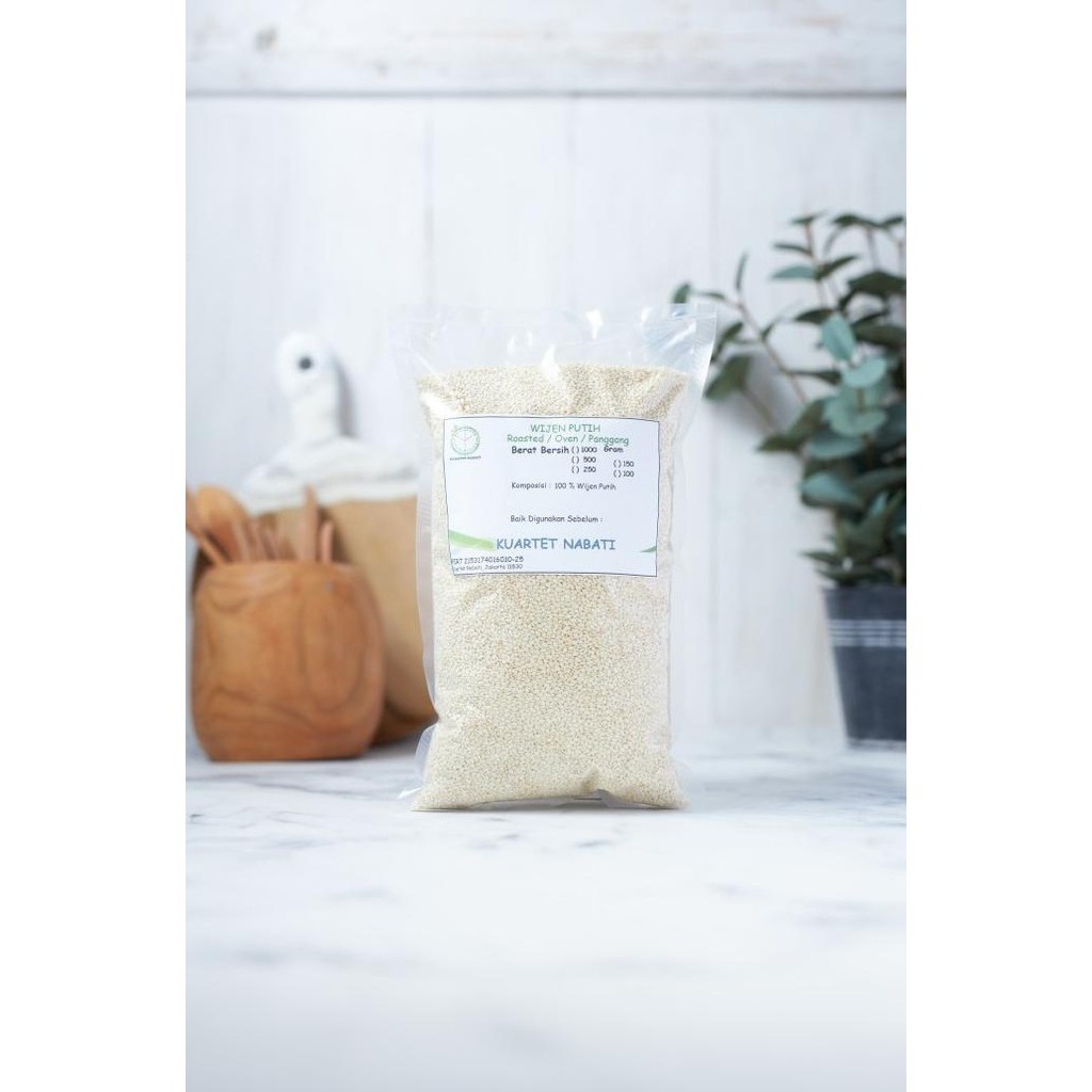 

1000gr Roasted Wijen Putih / White Sesame Seed - Oven - Sangrai ZS88