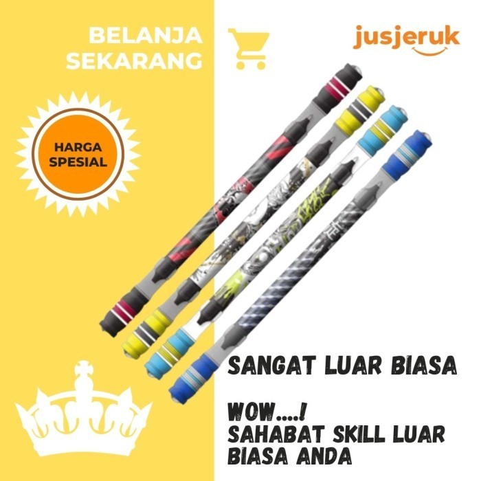 

Ready JFactory Pena Bolpoin Rotating Spinning Pen