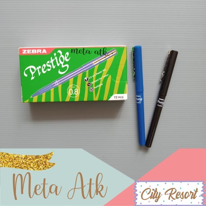 

Ready Pulpen / Pen Zebra Fineliner Prestige 12pc