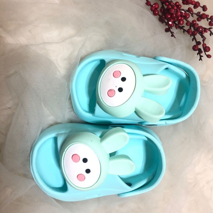 Terlaris [Size 18-23] SEPATU SANDAL KARET ANAK BALITA KELINCI BERUANG MOREGO SALE