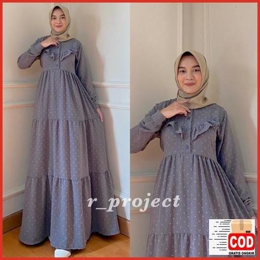 Bisa Cod Bahan Crinkle Uragiri | Ld 140 130 120 110 102 Dst | Cyra Maxi Gamis Jumbo Best Seller Orig