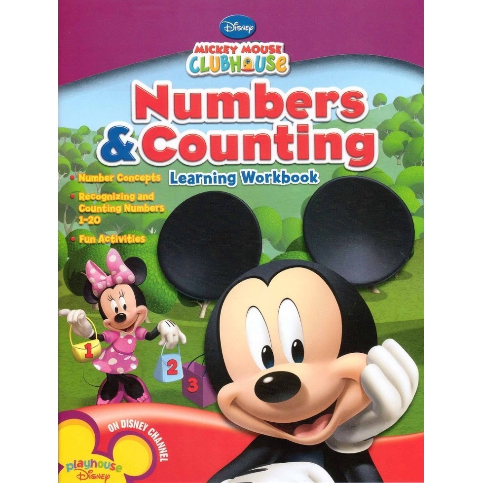 

Mickey Mouse Clubhouse - Numbers & Counting ... Workbook ( D )