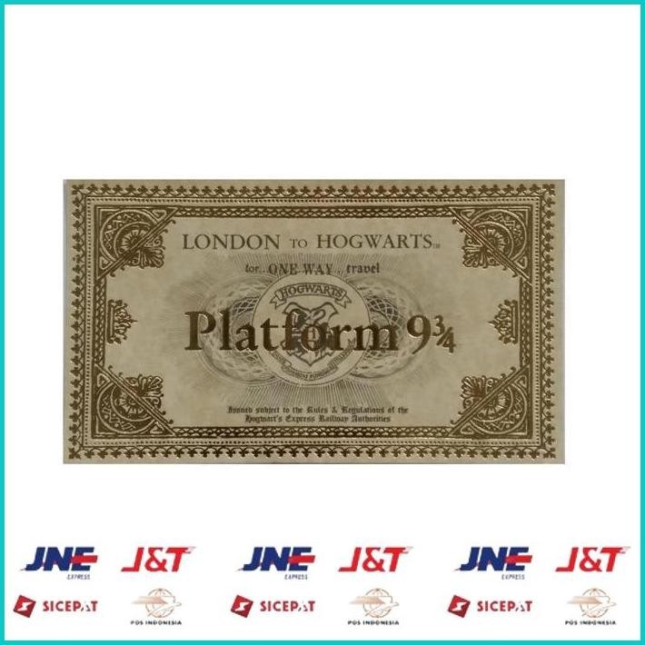 

BISMILLAH HPTB TICKET BUS HARRY TIKET BIS PLATFOM 93/4 LONDON HOGWARTS BOOKMARK PEMBATAS BUKU KARTU E.COS DP30