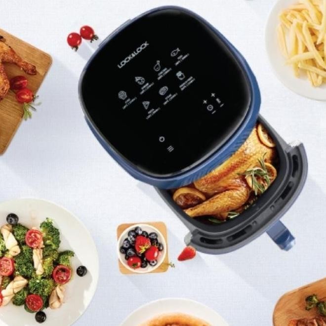 [Ready] Terbaru Lock N Lock Digital Air Fryer 4L Ejf273Wht - White Terlaris