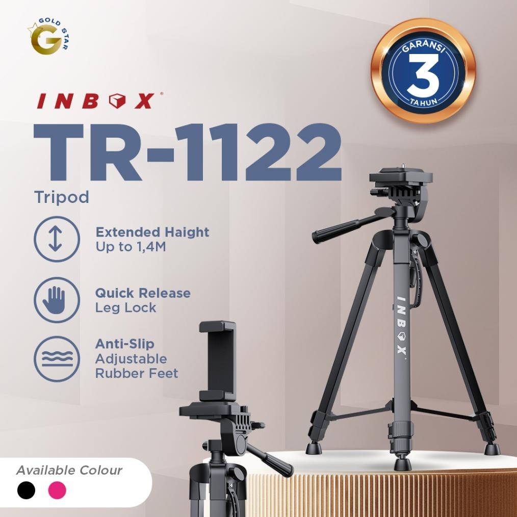 Gimbal Hp Stabilizer Tripod Konten Youtube Inbox Tr112 140Cm Unt Kamera Dslr Dan Handpe Lengkap Deng