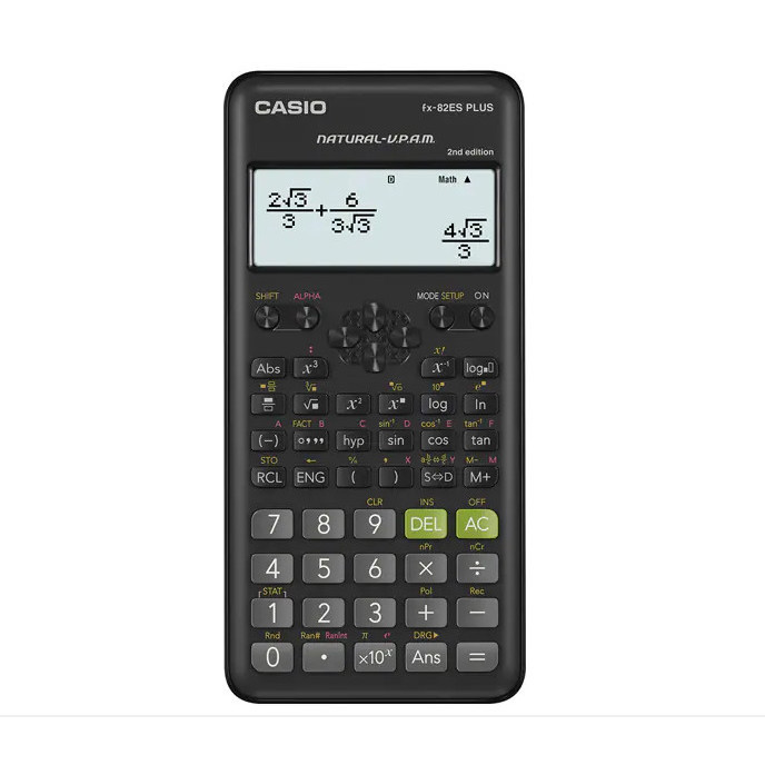 

Ready Casio Calculator Scientific Fx 82 Es Plus 2nd edition - Kalkulator