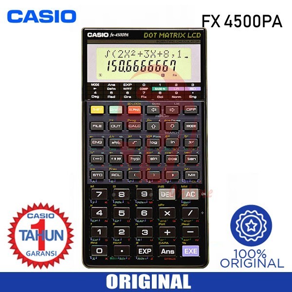 

Ready Kalkulator CASIO FX 4500PA DH AB