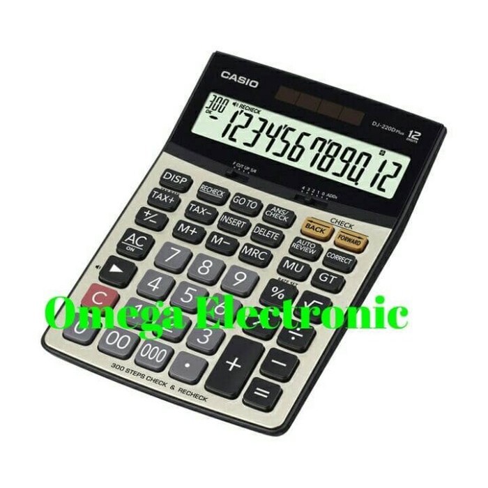 

Ready Casio Calculator Check & Correct DJ-220D PLUS Kalkulator Desktop Meja