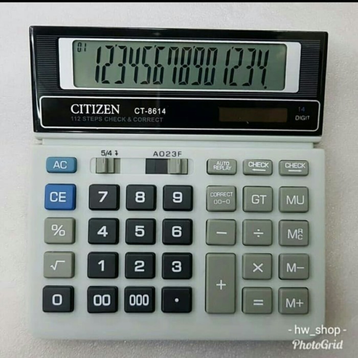 

Ready kalkulator/Calculator CITIZEN 14digit/check& correct/real picture